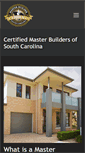 Mobile Screenshot of masterbuildersc.org